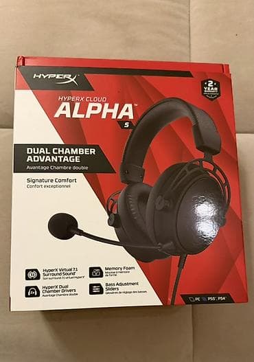 HyperX Cloud Alpha S oyun qulaqlığı - İki kameralı sürücülər (Dual — 1