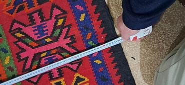 продам гантели бу: Xalça – əl toxuması, rəngarəng Qazaq/Qarabağ üslublu geometrik — 5