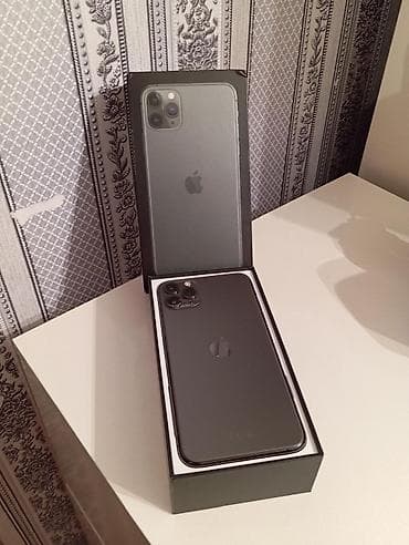 resmi 10 s: IPhone 11 Pro, 64 GB, Space Gray, Zəmanət — 1