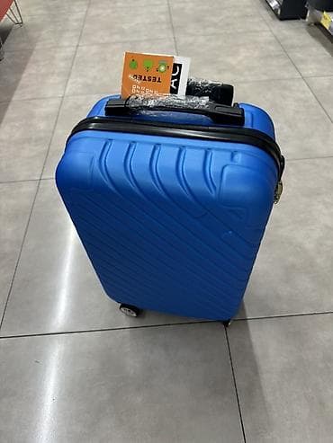 Sərt korpuslu əl yol çantası – mavi rəng - Maksimum tutum: 15 kq — 2