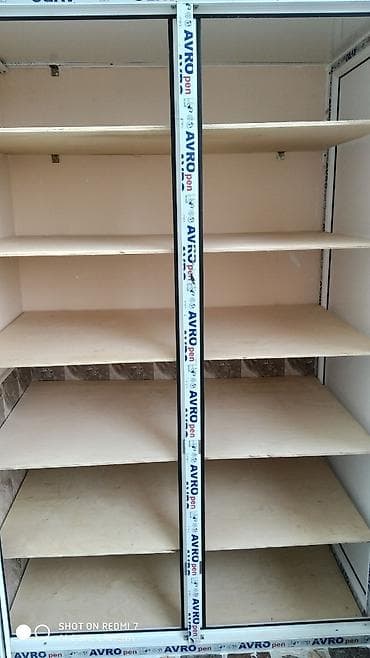 Balkon üçün plastik şkafların sifarişi qəbul olunur Plastik şkafıların