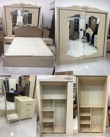 ТВ стенды: Yataq desti satilir 590 manat. Olcu Dolab E 210/ H 230/ D 55.Taxt — 1