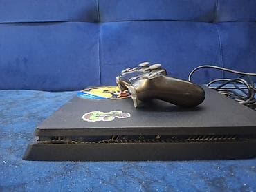 Sony PlayStation 4 Slim oyun konsolu Komplekt: - PS4 Slim konsolu - 1 — 5