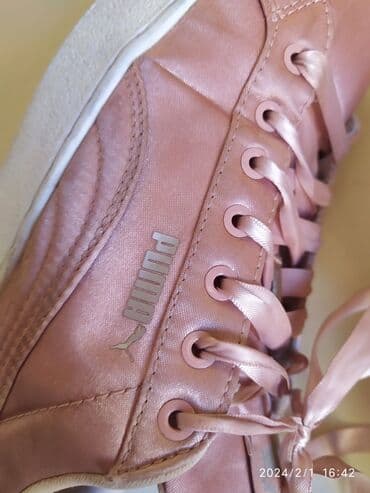 puma trinomic qadın krossovkaları: Puma, Ölçü: 40, rəng - Çəhrayı, İşlənmiş — 5