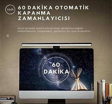 kompüter pc: Monitor üstü LED işıq çubuğu - Ekrana bərkidilən kompakt dizayn — 2