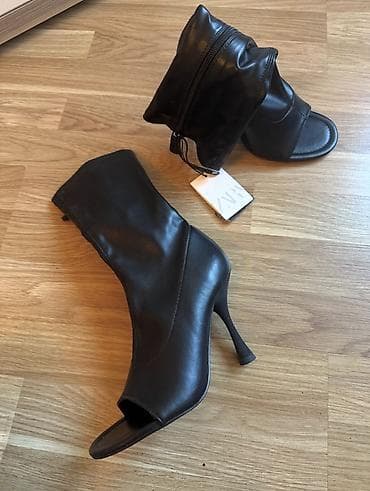 Botinka və botilyonlar: Zara, Ölçü: 36, rəng - Qara, Yeni — 1