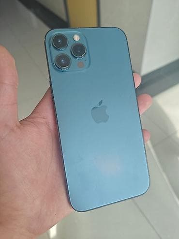 iphone 11 pro max 2 cı el: IPhone 12 Pro Max, 128 GB, Pacific Blue, Face ID — 1