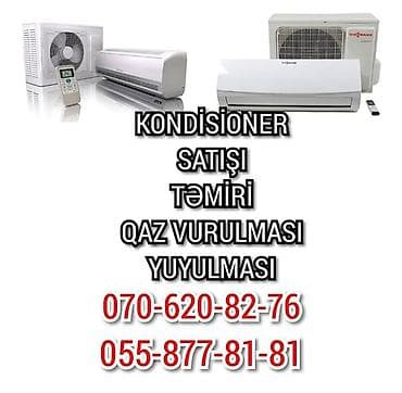 Hər növ kondisionerlərin alışı satışı təmiri qaz vurulması yuyulması — 1