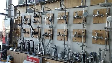 Hamam və mətbəx üçün kran və duş sistemləri vitrin seçimi - Duş