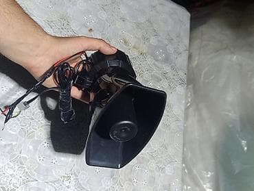 avto soyuducular: 12V 100W sirena sistemi - Güclü megafon tipli səs gücləndirici: DC — 1