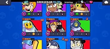 Velosiped aksesuarları: Brawl Stars hesabı – 78/99 döyüşçü Ümumi: - Kupa: 17 893+ - — 6