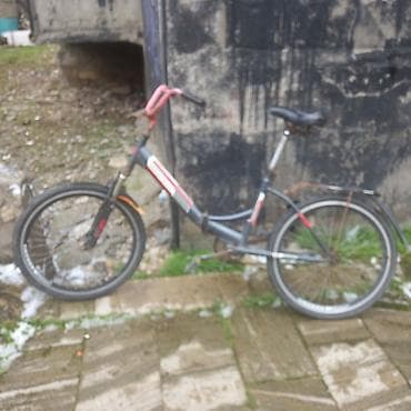 Elektrik velosipedlər: Şəhər tipi velosiped - Rəng: boz-qara korpus, qırmızı detallarla - — 2