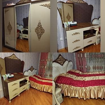 matras ikinci əl: *Yatağ Mebeli 400₼Satilir. * Matras daxil. Bazasiz. Ünvan: Neftçilər — 1