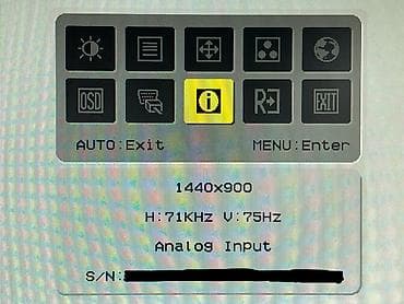 manitor maqnitafon: Acer AL1916W - 19" Geniş Ekran (Widescreen) Monitor Tam işlək — 9