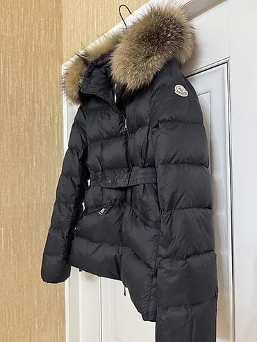 moncler bakı: Moncler qadın şişmə qış gödəkçəsi - Rəng: qara - Model: beldən — 2