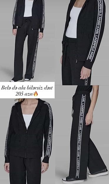 Karl Lagerfeld Paris qadın idman dəsti Yeni etiketli tecili satilir M
