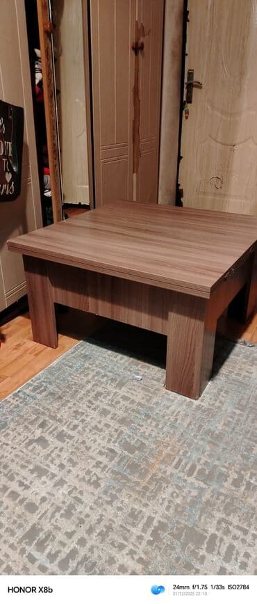 Stullar: İşlənmiş, Transformer, Laminat, Kvadrat masa — 2