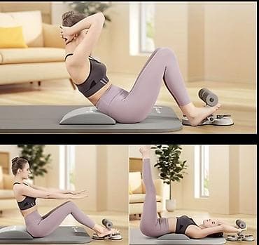 planka: Evdə idman üçün çoxfunksiyalı qarın əzələsi trenajoru - İkiqat — 3