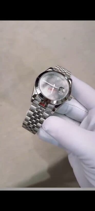 Saat kəmərləri: Yeni, Qol saatı, Rolex, rəng - Gümüşü — 4