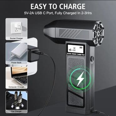komputer klaviaturasi: Portable Turbo fan 💨 Мощный Турбо Вентилятор Super Power Turbo Fan — 4
