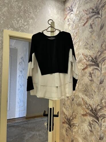 hicablilar ucun deniz geyimi: Qadın geyim dəsti – 4 fərqli məhsul 1) Ağ klassik köynək - Uzun qol — 4