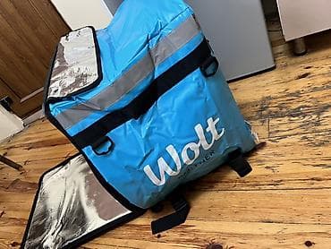 Сумки для курьеров: Wolt Partner çatdırılma çantası – termo izolyasiyalı, kvadrat formalı — 4
