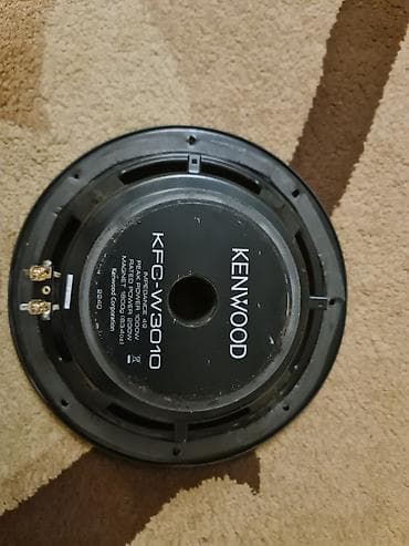 kalonka toy: Kenwood KFC-W3010 subwoofer (Basovik) ideal vəziyətdədi təzəliyinnən — 2