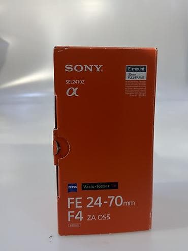 Sony FE 24-70mm F4 ZA OSS (SEL2470Z) obyektiv - Uyğunluq: Sony