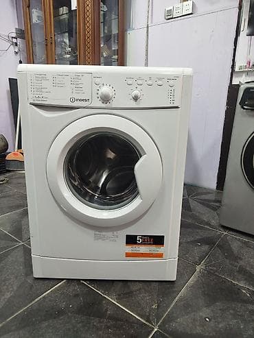 Paltaryuyan maşın Indesit, 5 kq, Avtomat, Qurutmasız