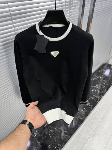 Sviter, Prada, 2XL, rəng - Qara