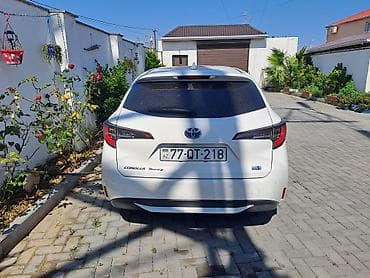 şüşə satışı: Toyota Corolla Touring Sports Hybrid – universal kuzovlu, ağ rəng — 10