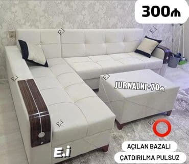 sumqayitda ishlenmish divan kreslo: Künc divan, Yeni, Açılan, Bazalı, Şəhərdaxili pulsuz çatdırılma — 1