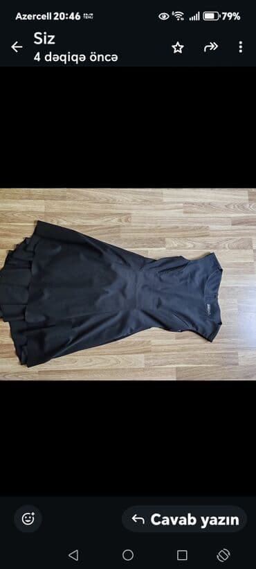 AZ geyinilib əyninə balaca oldugu üçün satılır materialı çox gözəldi