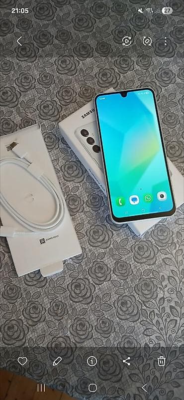 kreditle iphone 14 pro: Samsung Galaxy A25, rəng - Ağ — 1