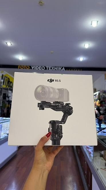yeni modem: DJI RS 5 kamera stabilizatoru - Üçoxlu peşəkar gimbal: fotoaparat və — 1