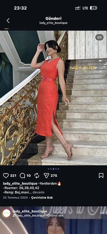 kudret nari: Qadın geyimi – qolsuz midi don - Model: beldən kəmərli, V-şəkilli — 3
