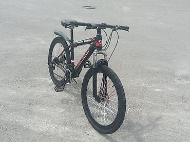 STELSPORT çöl velosipedi - Gediş növü: dağ/şəhər - Rəng: qara-qırmızı