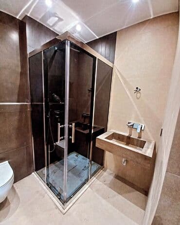 hamam kabin: Yeni Arakəsmə, Künc üçün, Pulsuz çatdırılma — 3