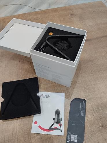FIFINE K678 USB Studiya Mikrofonu Mikrofon çox az müddət istifadə — 5