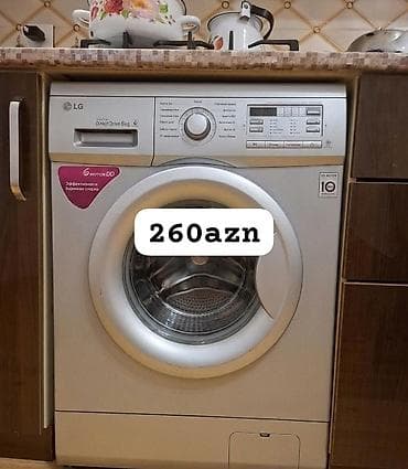 LG paltaryuyan maşın – Direct Drive, 6 kq yükgötürmə. Ön yükləməli