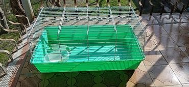 Geniş heyvan qəfəsi, hun - 40 sm, eni - 48 sm, uzu - 85 sm