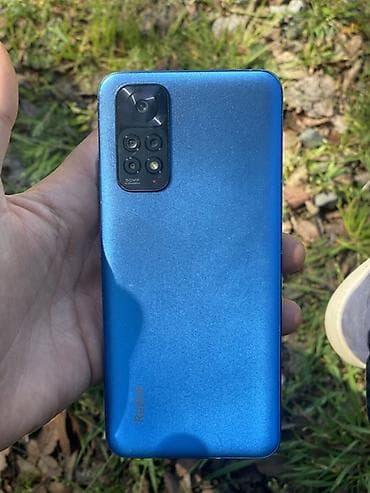samsung note 1: Redmi Note 11, 64 GB, rəng - Mavi, Qırıq — 2