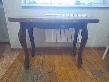 Klassik masa, Açılmayan, Taxta, Dördbucaq masa