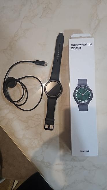 samsung smart saat: Smart saat, Samsung, Suya davamlı, rəng - Qara — 1