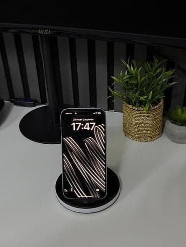 IPhone 15, 128 GB, Ağ, Simsiz şarj, Face ID