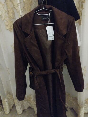 reqs geyimi: Palto, M, rəng - Qəhvəyi — 4