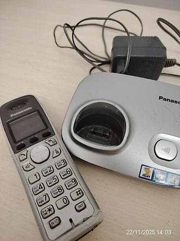 Краны водонагреватели: Стационарный телефон Panasonic, Беспроводной, Б/у, Самовывоз — 2