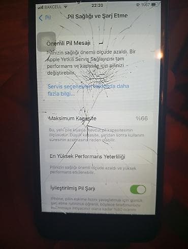iphone sx: IPhone 8, 64 GB, Qara, Qırıq, Sənədlərlə — 2