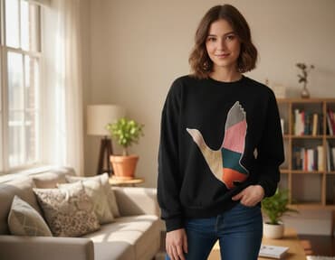 Svitşot, M, rəng - Qara