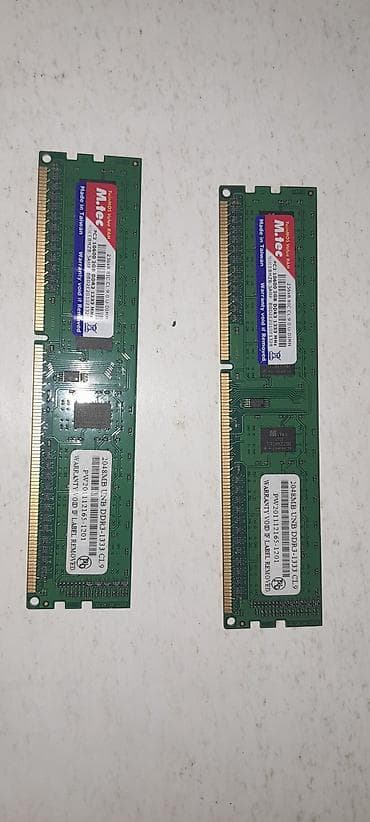 Operativ yaddaş (RAM) 4 GB, 1333 Mhz, DDR3, PC üçün